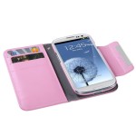 Case Flip Cover Leather Galaxy SIII Pink Clasps Metalic (17001790) by www.tiendakimerex.com